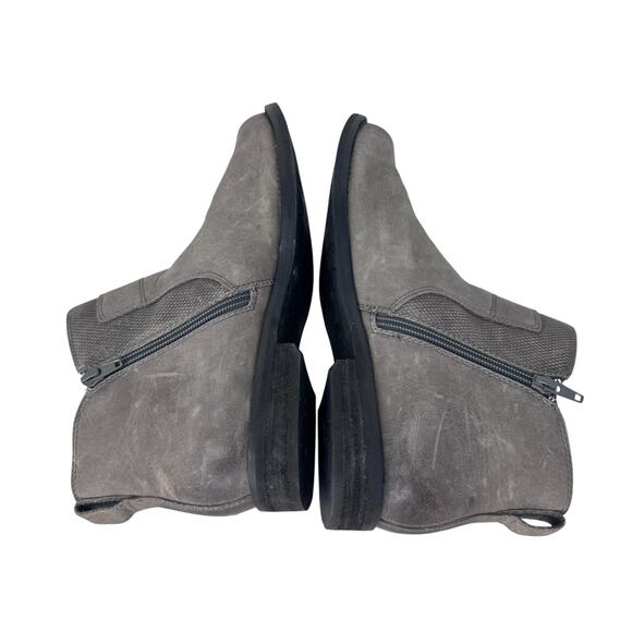 Abeo Yana BIO System Ankle Boots Womens 10N Gray Upper Leather Side Zip‎ AY0256 - Picture 6 of 10